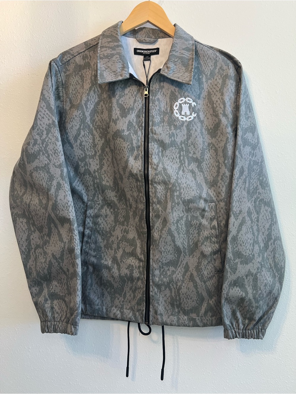 Crooks & Castles Snakeskin The Rolling Elite Jacket